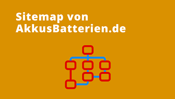 Sitemap mit allen Artikel von AkkusBatterien.de