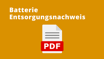 Mehr über den Artikel erfahren Batterie Entsorgungsnachweis: PDF zum Ausdrucken